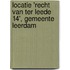 Locatie 'Recht van ter Leede 14', gemeente Leerdam