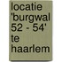 Locatie 'Burgwal 52 - 54' te Haarlem