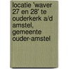 Locatie 'Waver 27 en 28' te Ouderkerk a/d Amstel, gemeente Ouder-Amstel door C.Y. Burnier