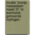 Locatie 'Oranje Nassaulaan naast 31' te Warmond, gemeente Teylingen.