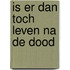Is er dan toch leven na de dood