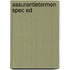 Assurantietermen spec ed