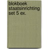 Blokboek staatsinrichting set 5 ex. by J.H.W. Arnoldus