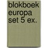 Blokboek Europa set 5 ex.