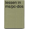 Lessen in MS/PC-DOS by Unknown