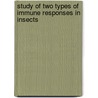 Study of two types of immune responses in insects by V. Franssens