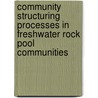 Community structuring processes in freshwater rock pool communities door M. Jocqué