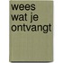 Wees wat je ontvangt