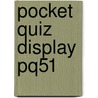 Pocket quiz display PQ51 door Onbekend