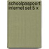 Schoolpaspoort Internet set 5 x