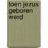 Toen Jezus geboren werd