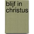 Blijf in Christus