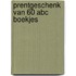 Prentgeschenk van 60 ABC boekjes