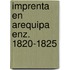 Imprenta en arequipa enz. 1820-1825