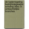 De kaderregeling bedrijfstakgewijze scholing (KBS) in ambachtelijke branches door Y. van der Burgh