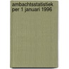 Ambachtsstatistiek per 1 januari 1996 door Onbekend