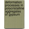 Deformation processes in polycristalline aggregates of gypsum door S. de Meer