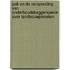 Pak en de verspreiding van onderhoudsbaggerspecie over landbouwpercelen