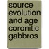 Source evolution and age coronitic gabbros
