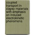 Coupled transport in clayey materials with emphasis on induced electrokinetic phenomena