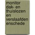 Monitor dak- en thuislozen en verslaafden Enschede