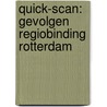Quick-scan: Gevolgen regiobinding Rotterdam door S. Biesma