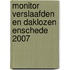 Monitor verslaafden en daklozen Enschede 2007