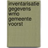 Inventarisatie gegevens WMO gemeente Voorst door Onbekend