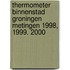 Thermometer binnenstad Groningen metingen 1998, 1999. 2000