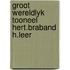 Groot wereldlyk tooneel hert.braband h.leer