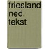 Friesland ned. tekst