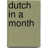 Dutch in a month by Rykee