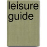 Leisure guide by W. Leniger