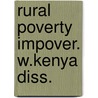 Rural poverty impover. w.kenya diss. door Lavrysen