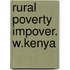 Rural poverty impover. w.kenya