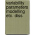 Variability parameters modelling etc. diss