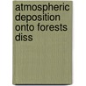 Atmospheric deposition onto forests diss by Ivens