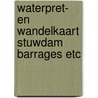 Waterpret- en wandelkaart stuwdam barrages etc door Onbekend