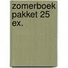 Zomerboek pakket 25 ex. door Onbekend