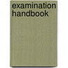 Examination handbook door Onbekend