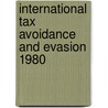 International tax avoidance and evasion 1980 door Onbekend