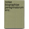 Notae biographiae peregrinatorum enz. by Urban