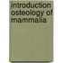 Introduction osteology of mammalia