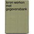 Leren werken met gegevensbank