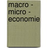 Macro - micro - economie door Blommaert