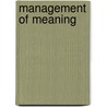 Management of meaning by M. Gastelaars