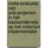 Meta-evaluatie van OVB-projecten in het basisonderwijs op het criterium implementatie door K.M. Stokking