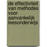 De effectiviteit van methodes voor aanvankelijk leesonderwijs by W.A.M. Kok