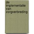 De implementatie van zorgverbreding