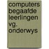 Computers begaafde leerlingen vg. onderwys